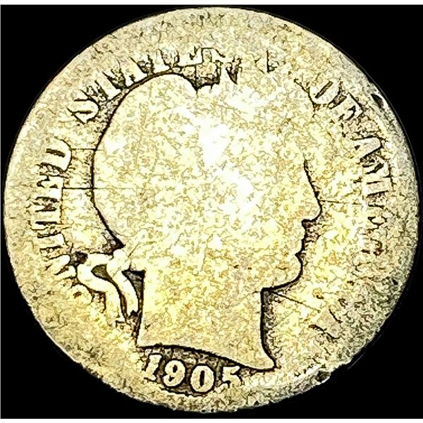 1905-O Barber Dime NICELY CIRCULATED