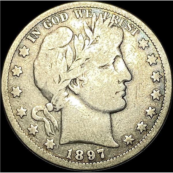 1897-O Silver Barber Half Dollar NICELY   CIRCULATED