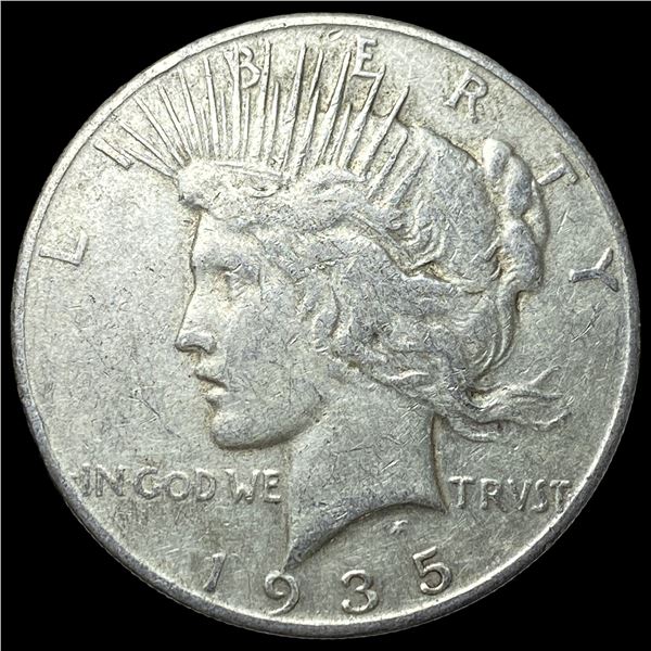 1935 Peace Silver Dollar NEARLY UNCIRCULATED