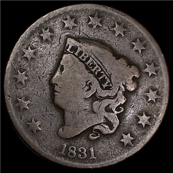 1831 Coronet Head Large Cent NICELY   CIRCULATED