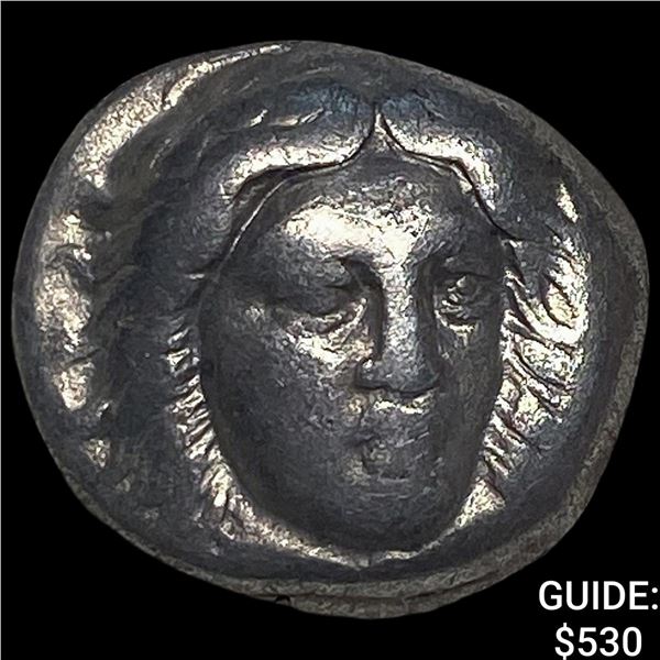 Ancient Greece, Satraps of Caria 377-334 BC  SIlver Drachm NEARLY UNCIRCULATED