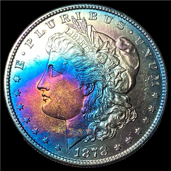 1878-S Toned Silver Morgan Dollar  UNCIRCULATED