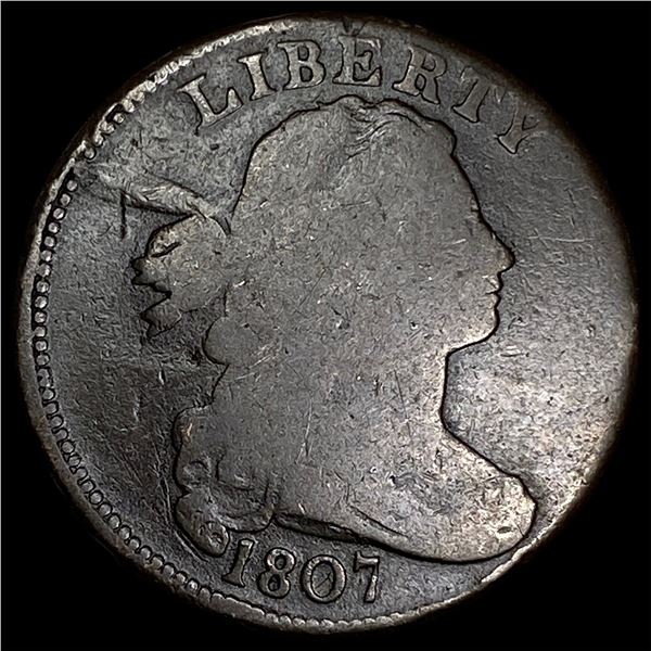 1807 Draped Bust Large Cent NICELY CIRCULATED