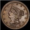 Image 1 : 1855 Braided Hair Half Cent UNCIRCULATED