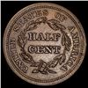 Image 2 : 1855 Braided Hair Half Cent UNCIRCULATED