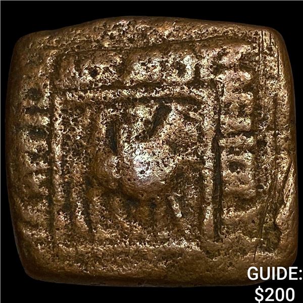 Ancient Scythia Vonones 100-65 BC Bronze  Hemiobol NEARLY UNCIRCULATED