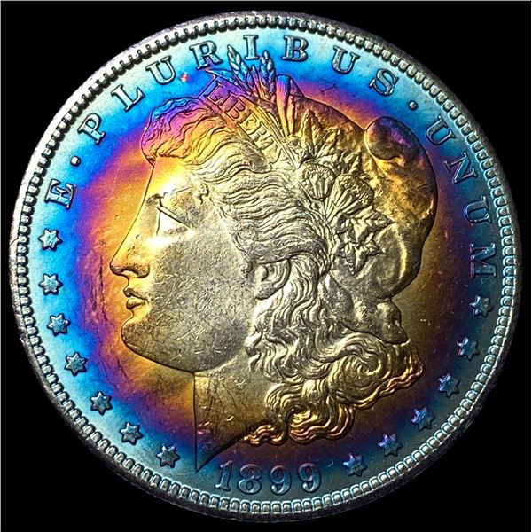 1899-O Toned Silver Morgan Dollar  UNCIRCULATED