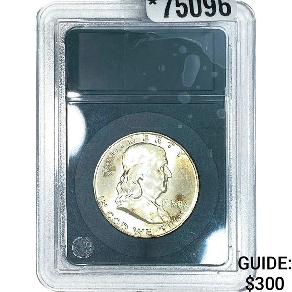 1958-D Franklin Half Dollar