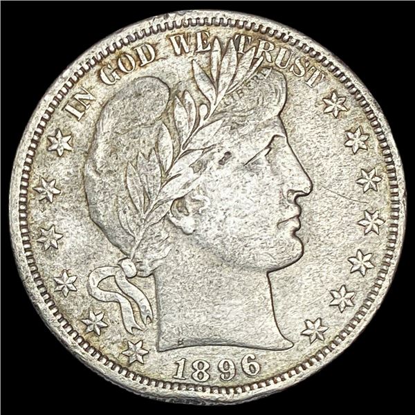 1896-S Silver Barber Half Dollar HIGH GRADE