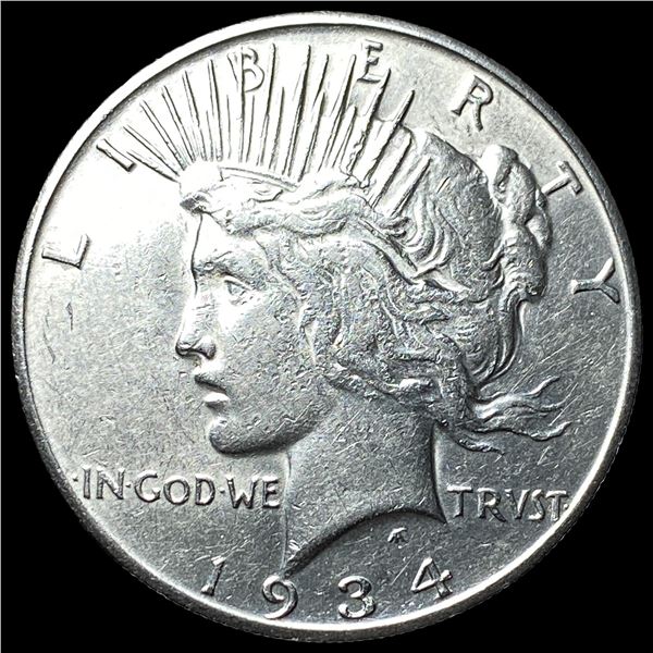 1934-S Silver Peace Dollar CLOSELY  UNCIRCULATED