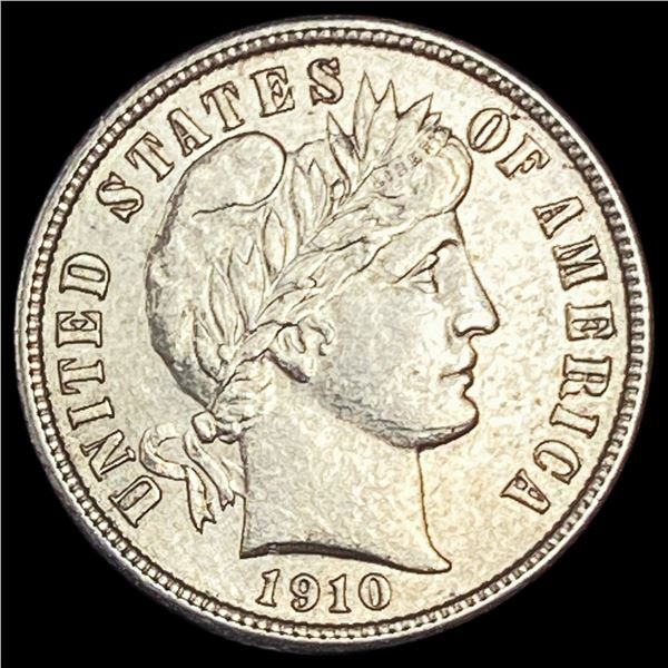 1910 Barber Dime UNCIRCULATED