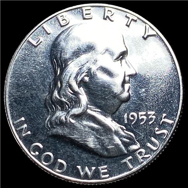 1953 Silver Franklin Half Dollar GEM PROOF