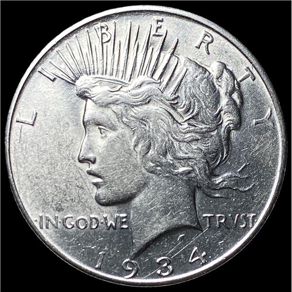 1934-D Peace Silver Dollar CLOSELY  UNCIRCULATED