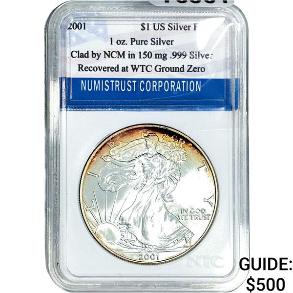 2001 Silver Eagle NTC  1oz Pure Sliver