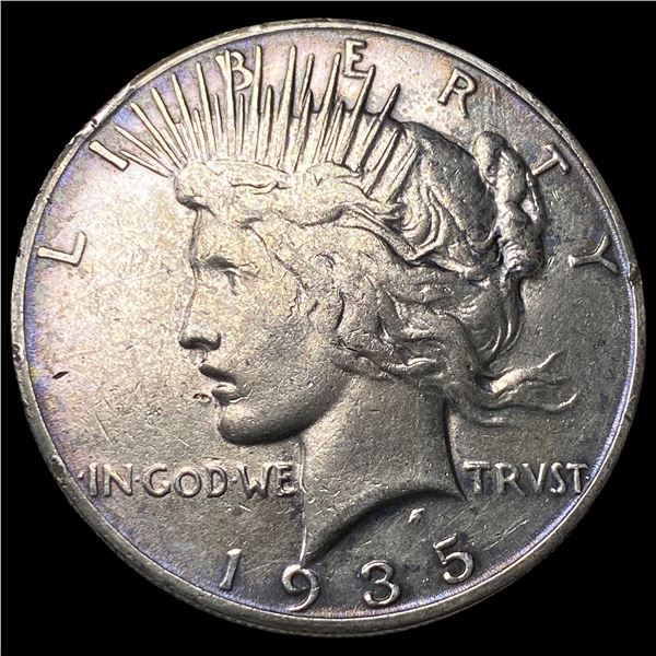 1935-S Silver Peace Dollar CLOSELY   UNCIRCULATED