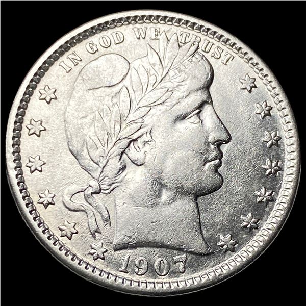 1907-O Barber Silver Quarter UNCIRCULATED