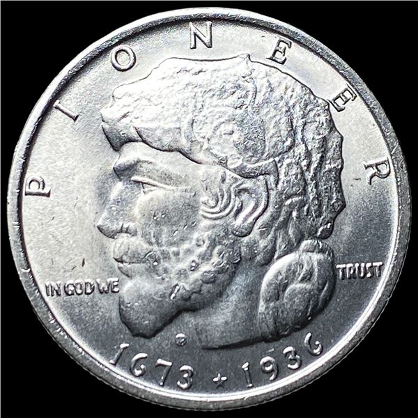 1936 Silver Elgin Half Dollar CHOICE BU