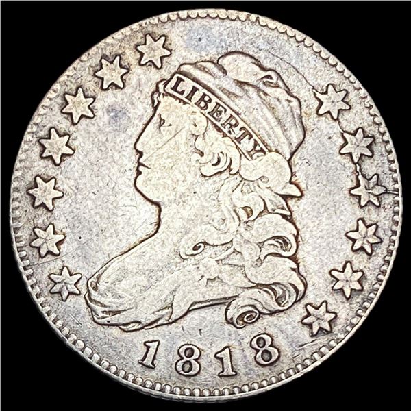 1818 Capped Bust Quarter LIGHTLY CIRCULATED
