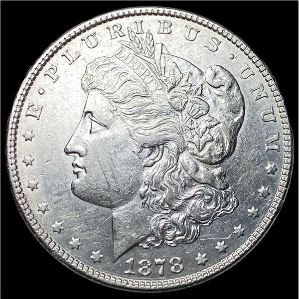 1878 Morgan Silver Dollar NEARLY UNCIRCULATED