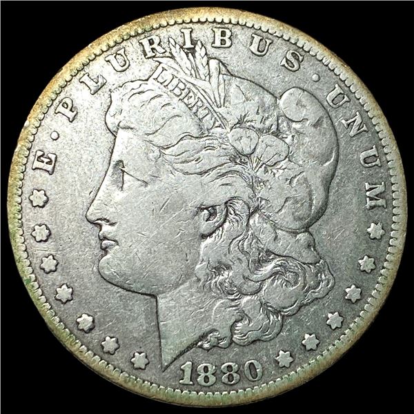 1880-CC Silver Morgan Dollar LIGHTLY  CIRCULATED