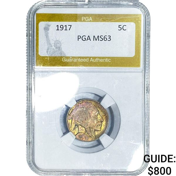 1917 Buffalo Nickel PGA MS63