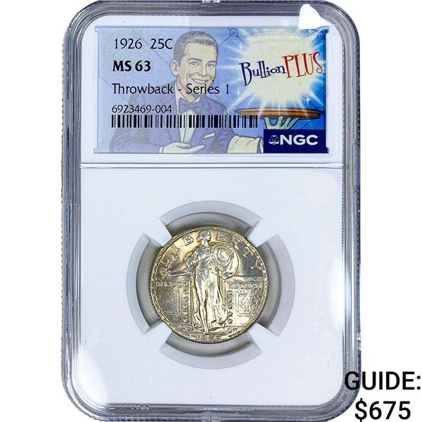 1926 Standing Liberty Quarter NGC MS63