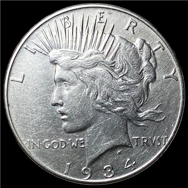 1934 Peace Silver Dollar CLOSELY UNCIRCULATED