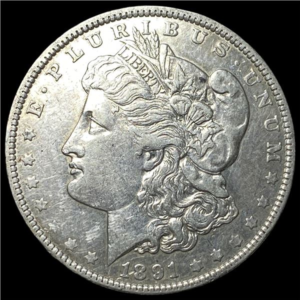 1891-O Silver Morgan Dollar NEARLY  UNCIRCULATED