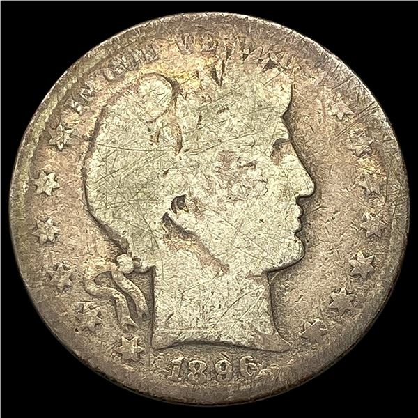 1896-O Silver Barber Half Dollar NICELY   CIRCULATED