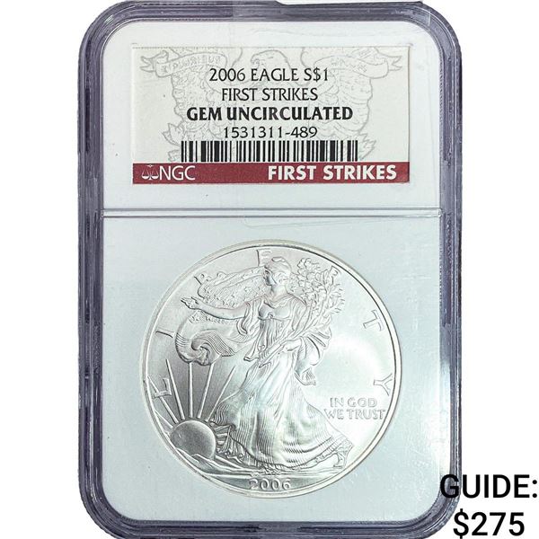 2006 Silver Eagle NGC G First Strike