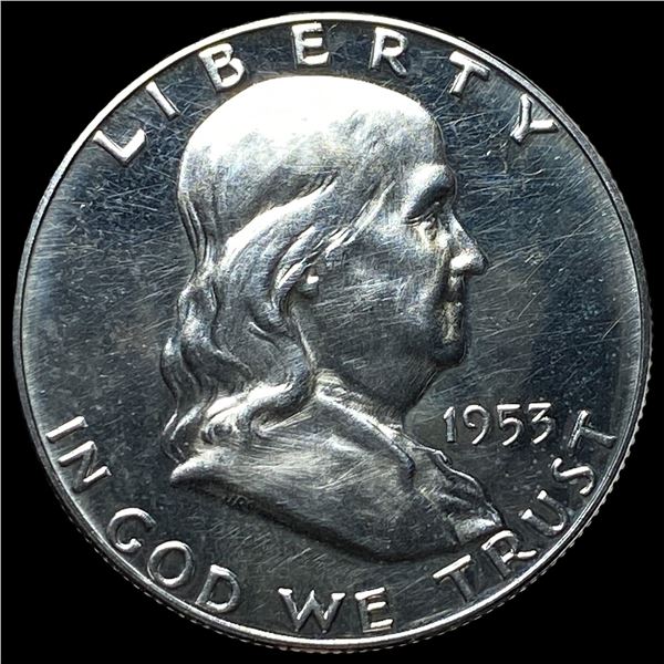 1953 Silver Franklin Half Dollar GEM PROOF