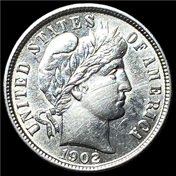 1902 Silver Barber Dime UNCIRCULATED