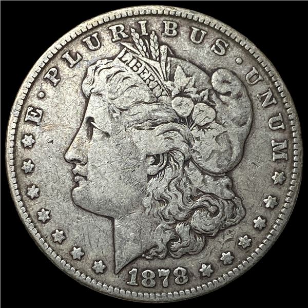 1878 8TF Silver Morgan Dollar ABOUT  UNCIRCULATED