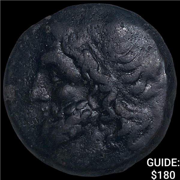 Ancient Sicily, Syracuse Hieron II 275-215 BC  Bronze Unit UNCIRCULATED