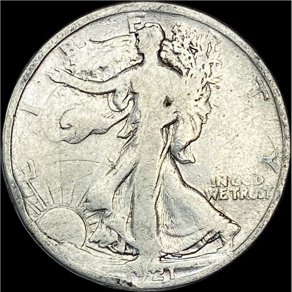 1921 Silver Walking Liberty Half Dollar   NICELY CIRCULATED