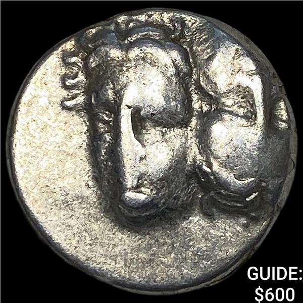 Ancient Greece Moesia, Istros 4th Century BC  Silver Drachm NEARLY UNCIRCULATED