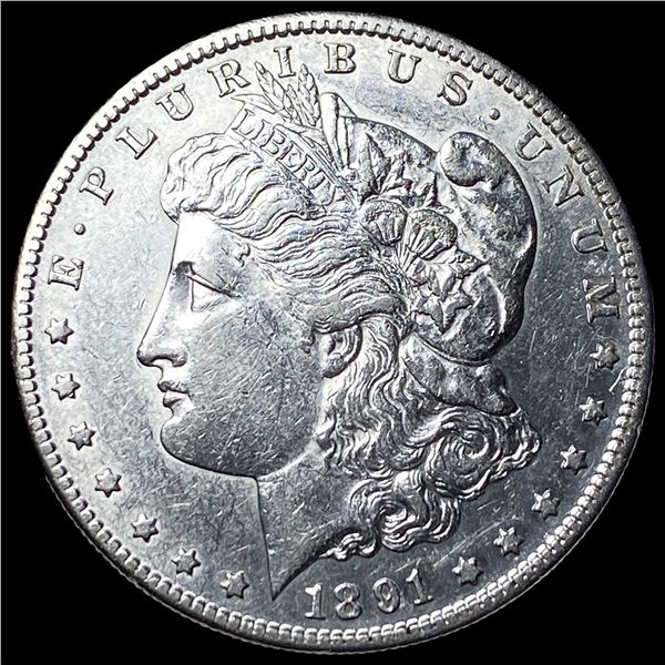 1891-S Silver Morgan Dollar CLOSELY  UNCIRCULATED