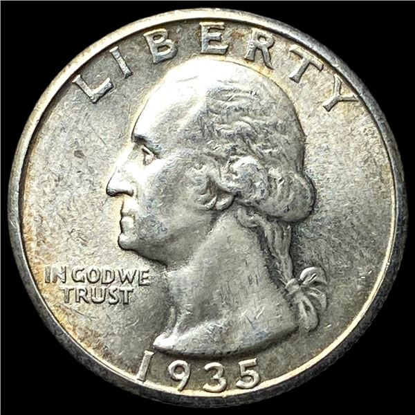 1935-S Silver Washington Quarter UNCIRCULATED