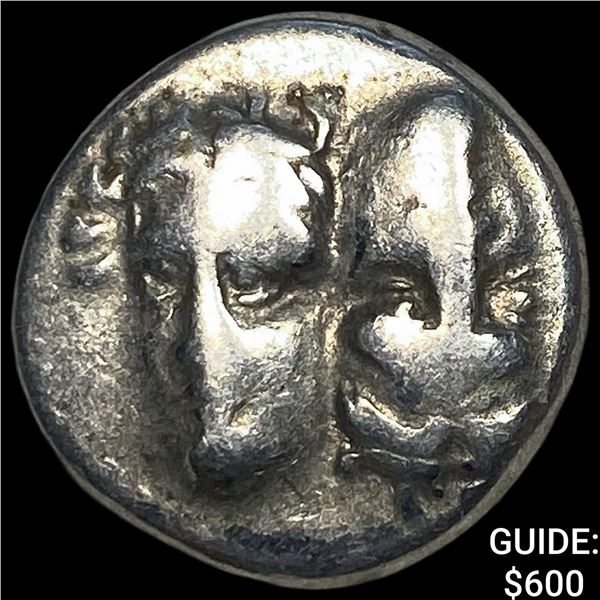 Ancient Greece Moesia, Istros 4th Century BC  Silver Drachm NEARLY UNCIRCULATED