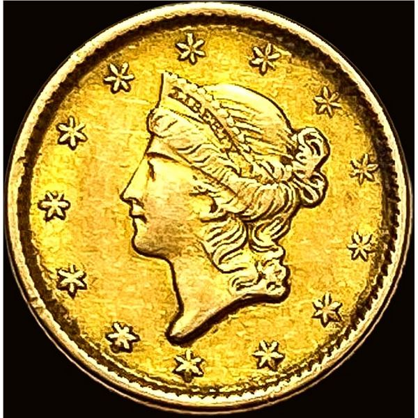 1851 Gold $1 Type 1 CLOSELY UNCIRCULATED