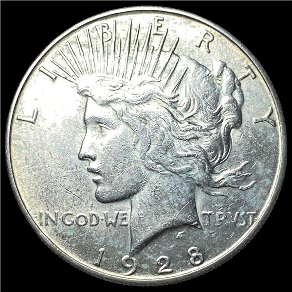1928-S Silver Peace Dollar CLOSELY  UNCIRCULATED