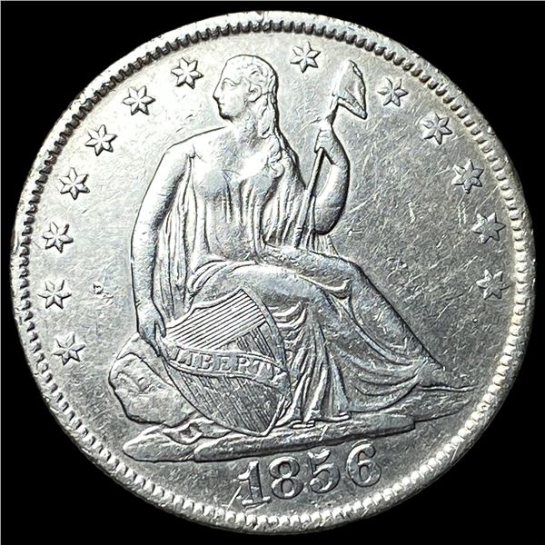 1856-O Silver Seated Liberty Half Dollar  CLOSELY UNCIRCULATED