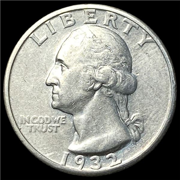 1932-S Silver Washington Quarter NEARLY  UNCIRCULATED