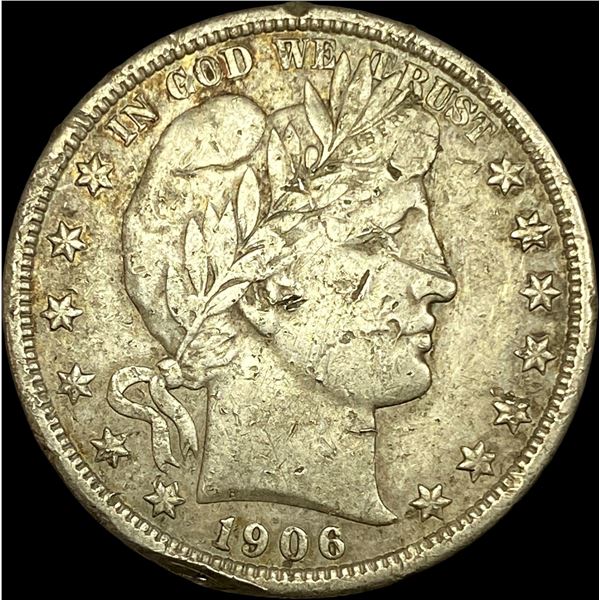 1906-D Silver Barber Half Dollar HIGH GRADE