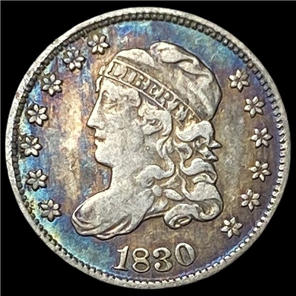 1830 Capped Bust Half Dime NEARLY  UNCIRCULATED