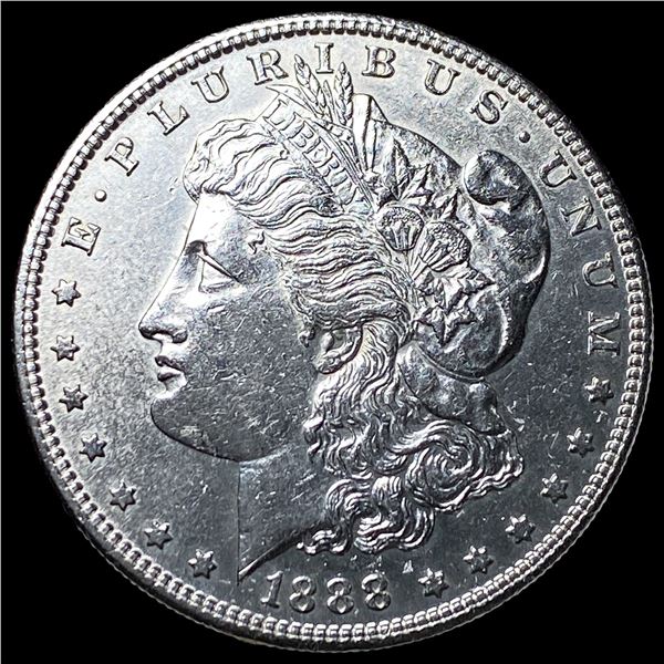 1888-S Silver Morgan Dollar CHOICE AU