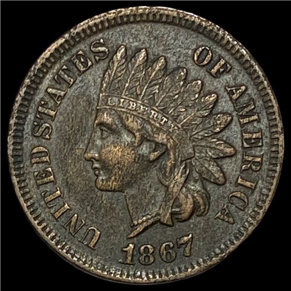 1867 Indian Head Cent CLOSELY UNCIRCULATED