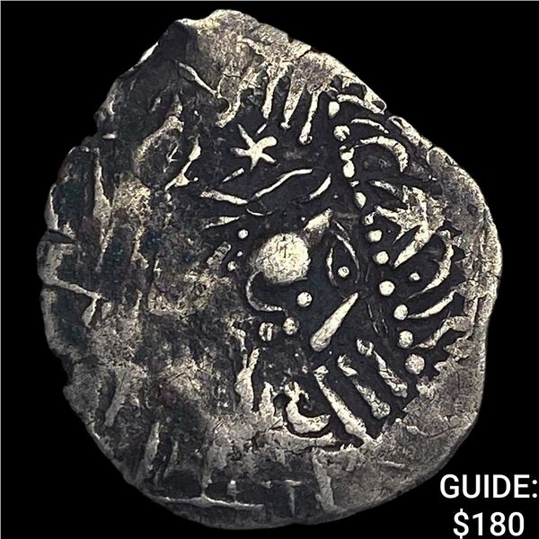 Gurjura Conf. 570-712 AD Silver Drachm NEARLY  UNCIRCULATED