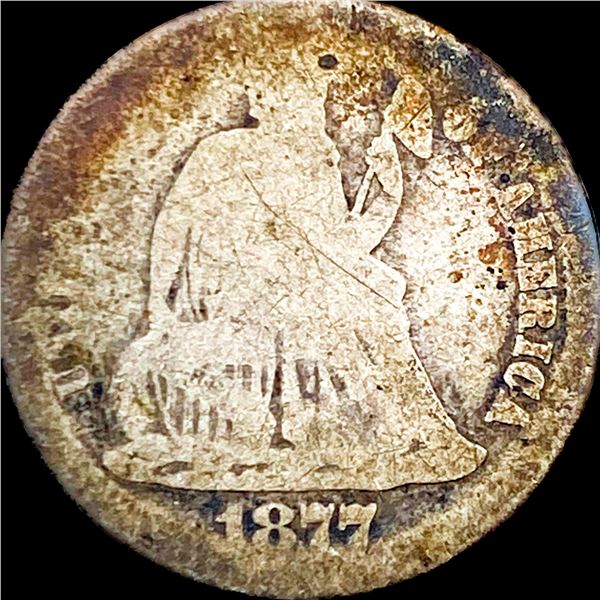 1877 Seated Liberty Dime NICELY CIRCULATED