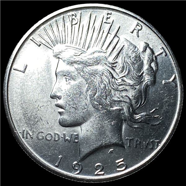 1925-S Peace Silver Dollar CHOICE AU
